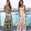 New Arrivals Summer Fashion Women Printed Dress Maxi Casual Dresses Sleeveless Beach Dress