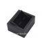 High quality black clamshell rotating cufflinks box packaging gift box