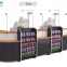 fashion store cashier desk/steel checkstand/supermarket checkout counter