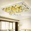 New Modern Popular Rectangle crystal Ceiling Light for home decoration