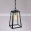 New pendant lighting geometric cage industrial lamps with black&white
