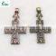 Orthodox antique cross pendant