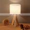 Modern Wooden Eye Protection LED Table Lamp White Black Bedside Table Lamp