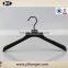 Black Rubber Hanger With Wide Shoulder for Coat