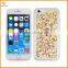 for iphone 6 plus love heart glitter liquid phone case