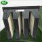 Factory Price V Bank Air Filter Compact Filter for HVAC System
