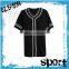 China manufacturer custom wholesale cheap blank black baseball jerseys