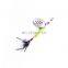 6pcs per set 6cm 8g  Lifelike Bass Salmon Trout Fishing Spinners Kit