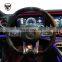 Top Quality Carbon Fiber cowhide material Steering Wheel Car refitting for Mercedes-Benz A 000 460 5809 9E38