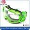 New 2016 fashionable green frame safety racing motocross goggles