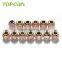 Topearl Jewelry Assorted Stainless Steel European Charm Bead Pink White Gold TCP11