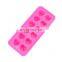 New Design Heart shape 16 Cavities Silicone Pudding Jelly Chocolate Mould