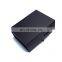 Luxury matte black cardboard gift box large hinged packaging box with magnetic closure lid