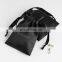 PandaSew Wholesale Luxury Black Drawstring Satin Jewelry Pouch Dust Bag with Custom Logo Printed