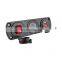 Motorcycle car waterproof 12V USB power socket color screen voltmeter two-hole panel combination accessories