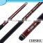 CUESOUL 1/2 Jointed Billiard Cue, Quick Release with Decal Rubber Wrap and Bumper,Stainless Steel