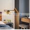 Adjustable Wall Lamps Indoor Square Modern Exterior Iron LED Wall Light