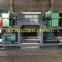 The manufacturer supplies a double shaft shredder for crushing kitchen waste. A new pair of roller shear type kitchen waste crusher