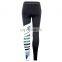 Custom Ladies Sports Wear Gym Fitness Clothing Sublimation Printed Leggings / Factory Direct Sale Women leggings