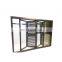 Heat Insulation patio aluminium glazed accordion doors folding doors