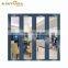 indoor folding door supplier aluminium folding glass door for kitchen