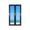 Aluminum alloy double swing doors have good water tightness and air tightness