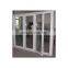 PVC modern white frame folding door aluminum alloy glass folding door sliding door
