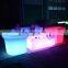 Led Nightclub Furniture Sofa Decorative Outdoor Plastic Furniture Led Lighted Bar Table And Chair Sofa Sets for Event