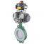 Pneumatic stainless steel ball valve Q641F-16P  Stainless steel ball valve