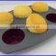 Two tone flexible baking with silicone cake moulds