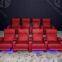 Red Leather Home Cinema Sofa LS-6012R