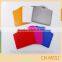 Vertical orientation credit card sized dual sided id card holder