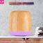 Hot Selling Wooden Small Bluetooth Speaker Wireless Bocinas Bluetooth Sans Fil Mini Bluetooth Speaker Portable With Led Light