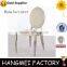 Wholesale cheap Round PU stainless steel dining chair