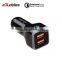 Super Fast Charging Qualcomm 2.0 USB Quick car Charger with 2 USB port QC 2.0