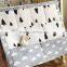 Baby cartoon Cot Bed Hanging Storage Bag hanging pockets