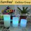 Christmas decoration color changing scented real wax led candle light remote control