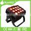 IR remote 12pcs 6in1 rgbwa uv wireless dmx par lights manufactures