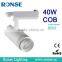 Ronse New Beam Angle Anjustable 20~60 40W COB Led Spot Track Light