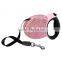 Bling Rhinestone Studded Retractable Dog Pet Leashes Extending Leads Pink/Blue