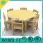 Funny Colorful 6 People Adjustable Kindergarten School Furniture
