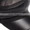 NEW 2015 men's Fashion four seasons unisex flat top genuine sheep leather hat cap in black