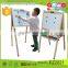 Pinewood easel double side drawing board adjustable wooden easel stand