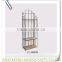 LC-88095 Antique Metal Mosaic 2 Tiers Corner Shelf