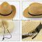 factory bulk cheap fashionable cowboy straw cap