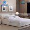 New Style Furniture Set Supplier Home Milk White Leather Bed