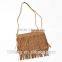 2016 Fashion latest ladies pu tassel handbags for girls