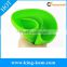 18cm Silicone dog frisbee for pet toy , outdoor pet dog frisbee with customized logo is welcome