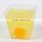 hard plastic clear canapes cups