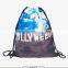 Waterproof Polyester 3d Printing Drawstring Backpack